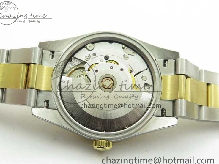 MiroTime 0203 WaterResistant Datejust 31mm 278273 SS YG BP Maker Best Edition Black Sticks Markers Dial on SS YG Oyster Bracelet 2718